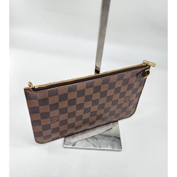 Louis Vuitton Neverfull GM Pochette in Damier Ebene | Good Condition - Picture 5 of 6